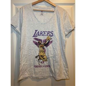 Kobe Bryant Lakers Forever a Legend Women's V-neck T-shirt size Large